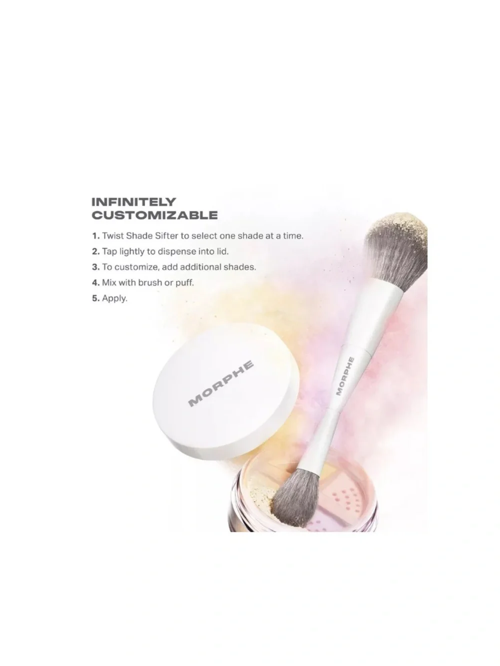 Morphe 4-Shade bake & set loose Powder Quartet — rich harmony